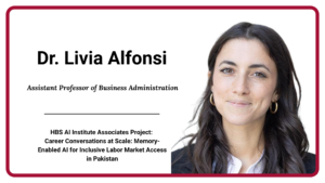 Thumbnail for HBS AI Institute Associates Spotlight Series: Dr. Livia Alfonsi.