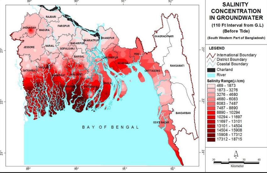 Source: New Security Beat, "Amid Perfect Storm of Climate Challenges, Can Aquaculture Net Food Security Gains in Bangladesh?" https://www.newsecuritybeat.org/2013/10/perfect-storm-climate-challenges-aquaculture-net-food-security-gains-bangladesh, accessed November 2016.