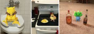 Pokemon invade everyday life