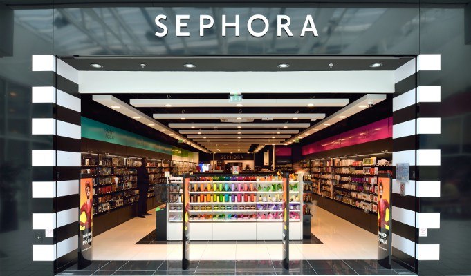 A Sephora storefront