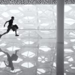 Running through airport