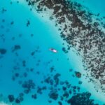 A boat in the ocean