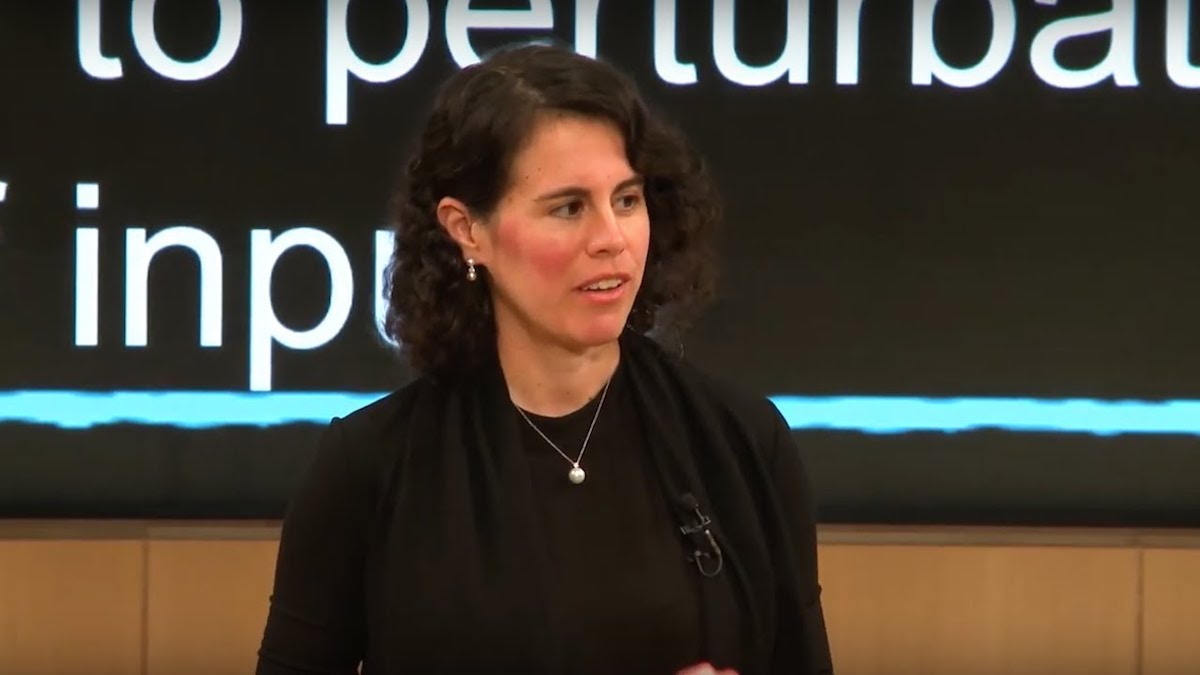 Kathryn Hume presenting