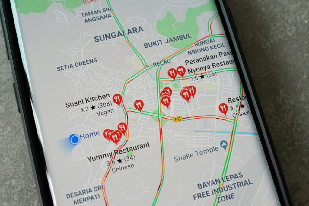 Google Map on phone