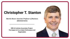 Thumbnail for HBS AI Institute Associates Spotlight Series: Christopher Stanton.